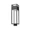 Z-Lite Barwick 1 Light Outdoor Post Mount Fixture, Black & Etched 585PHBS-BK-LED - alternate 5